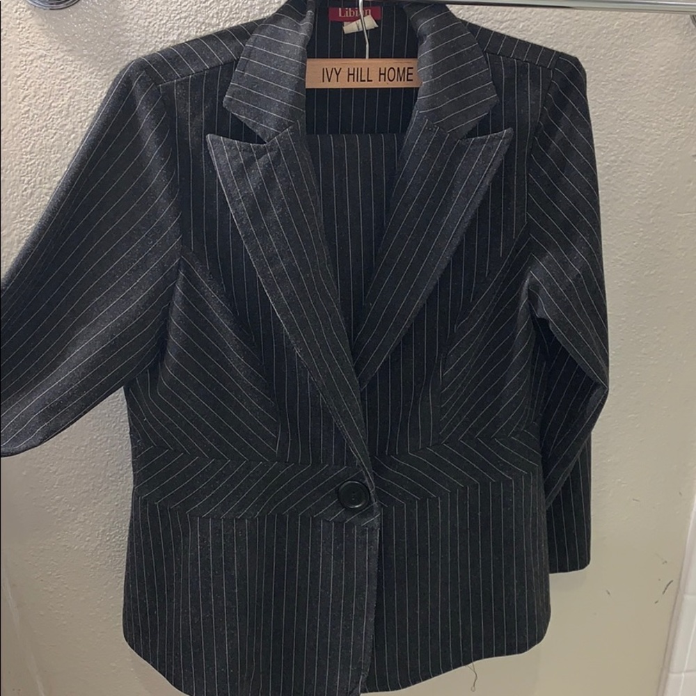 Dark Gray Women’s  Business Suit